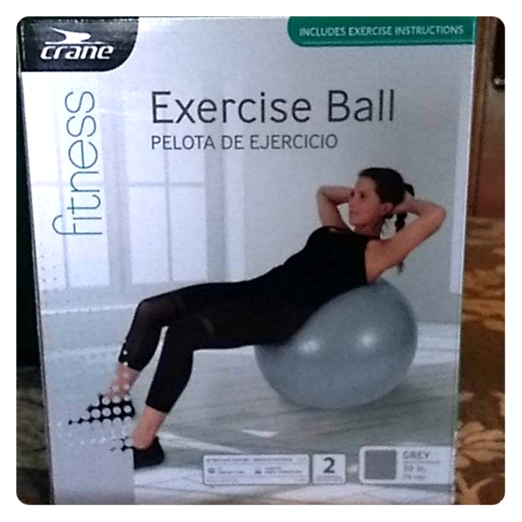 crane exercise ball